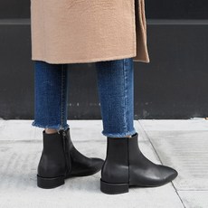 모딘느 스퀘어 앵클부츠 (3cm)