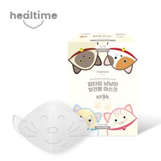 힐타임 냥냥이 마스크 소형 25매입, 1box (25매), 핑크 - 소형