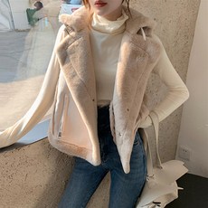무스탕조끼