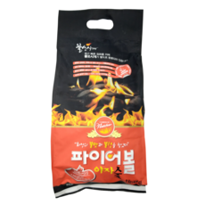 어솜 캠핑용 파이어볼 야자숯1kg 2kg 구이탄