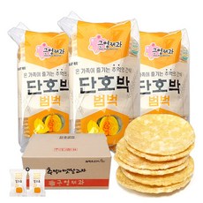 단호박 범벅 뻥튀기(12봉) 1박스(+밀크츄 2개), 100g, 12봉