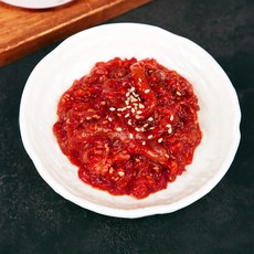 더꽃게 오징어젓 200g 오징어젓갈 저염 반찬, 1개