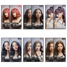 미쟝센 헬로버블 염색약 x2 컬러거품염색핑크애쉬로즈, 13.퍼펙트 오리지널 세럼 80ml x2, 2개