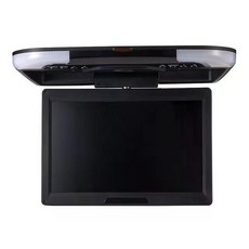 자동차 천장 모니터 LCD TFT 루프 마운트 LED 와이드스크린 13인치, Black, Black, 1개