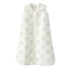 HALO Sleepsack 마이크로 플리스 웨어러블 담요 TOG 1.0 올빼미 크림 M, HALO Sleepsack 마이크로 플리스 웨어러블 담