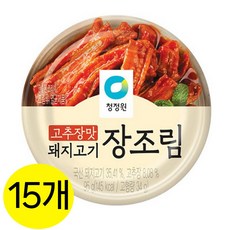 대상 청정원 고추장맛 돼지고기 장조림, 95g, 15개