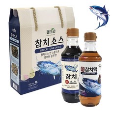 웰크리 참치액 참치소스 2p 선물세트 (500ml 깊은맛 간장소스), 10개마다배송비부과