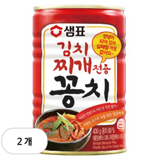 샘표 김치찌개전용 꽁치 통조림, 2개, 400g