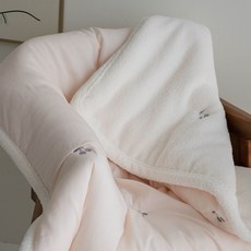 보보마켓 모달 + 양털 극세사 양면 체리 담요 100 x 150 향균 항취 옥수수솜