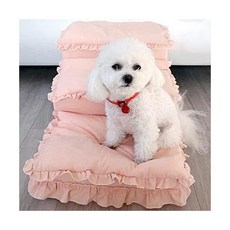 강아지계단 곡선 논슬립 슬라이드 UD 반려견 계단 반려견과 반려묘를 위한 휴대용 이동성 보조 반려동물 침대 사다리 최대 25kg 침대용 3단계 계단블루핑크 핑크163x40x45, 63x40x30cm, 1개