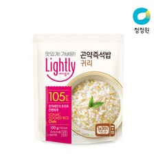 [청정원] 라이틀리 곤약즉석밥 귀리 150g, 상세 설명 참조, 상세 설명 참조