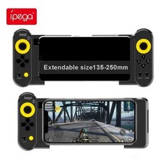 Ipega Pg-9167 게임 패드 트리거 조이콘 컨트롤러 모바일 조이스틱 안드로이드 아이폰 PC TV 박스 호환, 1개, 1) Black