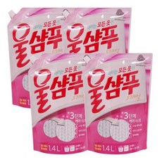 울샴푸 오리지널, 4개, 1.4L