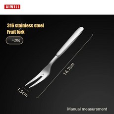 포크 서양 과일 긴 손잡이 파스타 샐러드 디저트 주방 도구, 3.Fruit Fork, 1개