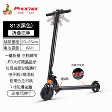 전동킥보드 레드윙 나인봇 성인용 샤오미 40km 10인치, s12 검은 색 24V-6AH_24V