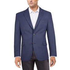 [타미힐피거][남성]자켓/패딩Mens Modern-Fit Blue/Burgundy Houndstooth Check Sport Coat