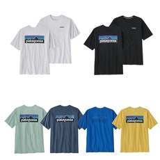파타고니아 티셔츠 [코리아] 24SS 멘즈 P-6 로고 리스판서빌리-티 38504P5GH T셔츠