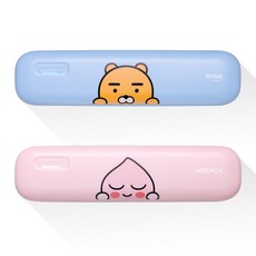 카카오프렌즈 휴대용 칫솔 살균기 99.9%살균 칫솔살균기, 블루, 라이언 블루