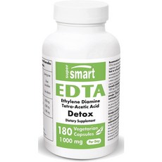 슈퍼스마트 EDTA 에틸렌디아민테트라아세트산 1000mg 180베지캡슐