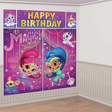 Amscan International 670575-99 장면 세터 Kitshim And Shine Wall Decoration, One Color_One Size, One Color_One Size, One Color