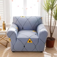 안락 의자 소파 슬립 커버 장식 탄성 스판덱스 거실 스트레치 꽃 인쇄, [01] 1-seater (90-140cm), [07] color 30