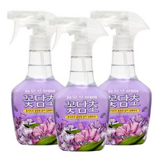 샤프란 꽃담초 섬유탈취제 자스민꽃향 본품, 400ml, 3개