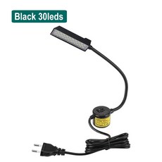 산업용 조명 재봉틀 LED 다기능 작업 램프 드릴 프레스 선반용 재봉, AC85-265V US Plug, Black 30leds, 1개