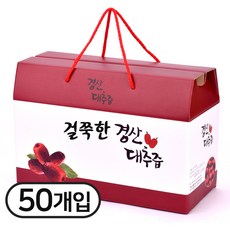 대원건강푸드 걸쭉한 전통 경산 대추즙 과육듬뿍 진한 대추즙, 100ml, 50개, 50포 5L, 1개