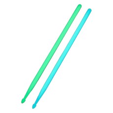 주닉스 야광 형광 드럼 스틱 5A 무대 공연용 네온 블루 그린 발광 스틱