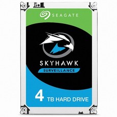 씨게이트 SkyHawk HDD CCTV용, ST4000VX007, 4TB - 씨게이트스카이호크4tb