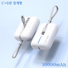 엑티몬 듀얼(C+8겸용) 보조배터리 10000mAh