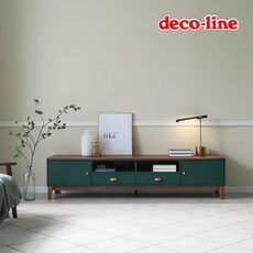 데코라인 코넬 퓨어 2000 TV 거실장 DDW050C, 화이트 - 데코라인거실장