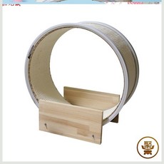 캣캣 고양이 캣휠 반려묘 런닝머신 펫링 쳇바퀴 운동기구 친환경 애견 애묘 트레드밀 가구, A개