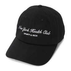 스포티앤리치 캡모자 AC871FB FADED BLACK (남여공용)