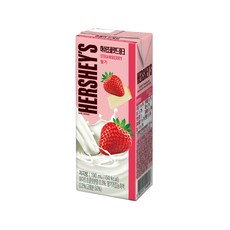 허쉬 초콜릿드링크 딸기 팩음료 190ml x 10개