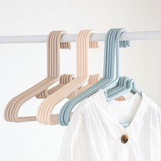 비스토어 프리미엄 플라스틱 옷걸이 5P, 아이보리, 5개