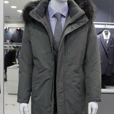 브렌우드 겨울 19년 FW 하이넥 헤비구스다운 점퍼식 코트 BRCCW611KHX