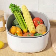 초음파 야채세척기 채소 과일 농산물 농약제거기, 화이트