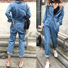 헤레이스 카라데님 점프수트 CHF20FW056