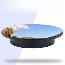 거울 돌림판 전시대 회전스탠드 턴테이블 촬영용 회전트레이 리모콘 피규어 20cm, A. 거울20cm 화이트 플러그인, 1개
