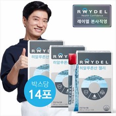레이델 하루 한 포 파우치 속의 물광피부 히알루론산젤리 (14포) X 3, 3개, 14포