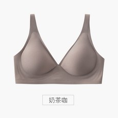 파인톡 소근 젤리 스틱 여름 여성 노와이어 얇은 숏 흉부위 가슴을 모아주는 조절형 브라탑