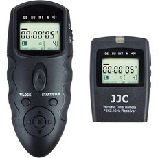 Canon 캐논 EOS R5 Mark II R3 5D IV III 6D 7D 5Ds R 1Dx 1Ds 50D 40D 및 기타 카메라용 JJC 무선 간격계 타이머 리모컨 셔터 릴, For Select Fujifilm Camera