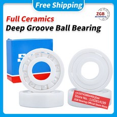 SKF 스웨덴 모든 세라믹 베어링 608 6000 6001 6002 6003 6004 6005 6006-2RS, 05 6008 2RS 40x65x45mm, 한개옵션1, 1개