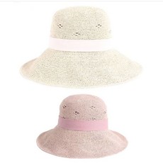 라다몰 - 여성 비치 여행 와이어 버킷햇 창모자 왕골 벙거지 - 패션모자 예쁜모자 신상모자 데일리모자