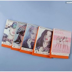 아이돌굿즈 블랙핑크 2021년 달력 리사 김지니 박채영 김지수 같은 테이블 달력 블랙핑크 굿즈 응원 달력 장식