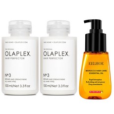 2+1 올라플렉스 No. 3 헤어팩 2x100ml 헤어마스크 + 헤어 오일 70ml