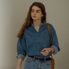 틸아이다이 Button-down washing denim shirt_Blue - 틸아이다이셔츠