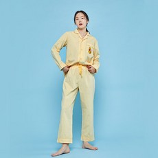 애니바디 [애니바디x디즈니]디즈니 면 파자마 세트 (잠옷세트)- 푸 ANJS21281ㅡ부평점