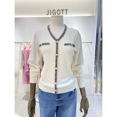 [현대백화점]지고트 JK9E1PO30 진주포인트브이넥니트